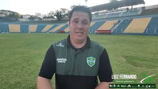 LUIZ FERNANDO TÃ‰CNICO DO ARAPONGAS EC DESTACA A CAMPANHA DA EQUIPE NA PRIMEIRA FASE DA TERCEIRONA [upl. by Riada]