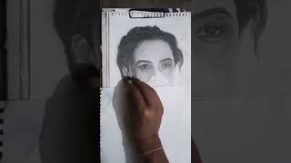 Face shading art sketchebook drawing yt ytshort ytshorts ytshort portraitdrawing [upl. by Aynnek]