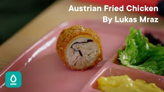 Austrian Fried Chicken by Chef Lukas Mraz [upl. by Umont]