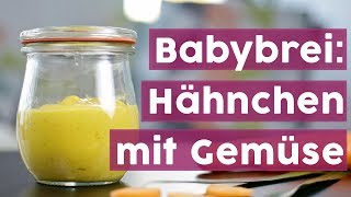 DIY Babybrei aus Kartoffeln Möhren und Hähnchen [upl. by Nitsir]