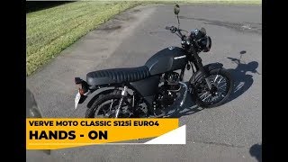 Verve Moto Classic S 125i  Short RideEngine Sound [upl. by Gaynor595]