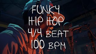 44 Drum Beat  100 BPM  HIP HOP FUNKY [upl. by Buehler715]