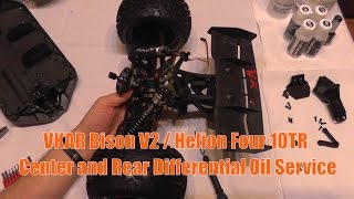 VKAR Bison  Helion Four 10TR  Central and Rear Differentials Oil Change Guide and Dissasembly [upl. by Acina]