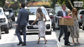 Ben Affleck and Jennifer Lopez united for Violets graduation celebration despite divorce rumors [upl. by Eidnarb]