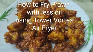 Spicy Prawns Fry using Air Fryer  Less OilAir Fried Prawns Recipecookingwithammucwa ammutamil [upl. by Ssew]