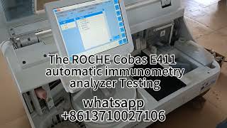 The ROCHE Cobas E411 automatic immunometry analyzer Testing [upl. by Fredericka]