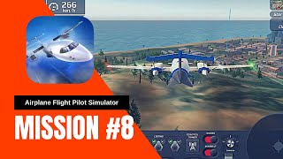 AFPS Airplane Flight Pilot Sim Piaggio P180 Avanti  Mission8 Emergency Landing Engine Failure [upl. by Cuthburt]