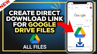 How to Create Direct download link for Google drive files [upl. by Nyre]