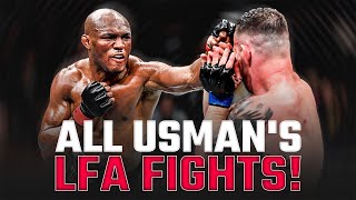 All KAMARU USMANs LFA Knockouts LFA Fights [upl. by Rokach]