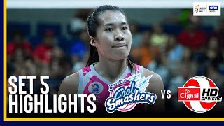 CIGNAL vs CREAMLINE  SET 5 GAME HIGHLIGHTS  2024 PVL REINFORCED CONFERENCE  SEPTEMBER 12 2024 [upl. by Lawley395]