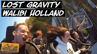 Lost Gravity Walibi Holland  Funfairblog HD [upl. by Celine]