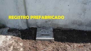 REGISTRO ELÉCTRICO PREFABRICADO  VIDEOBRAS [upl. by Irb]