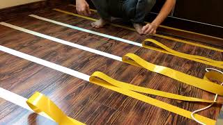 EUROX 20mm Vinyl Flooring  Double Sided Tape Installation [upl. by Tarr]