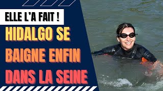 Anne Hidalgo sest jetée dans la Seine [upl. by Onairelav]