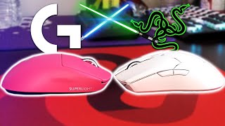 Razer Viper v2 Pro VS Logitech G Pro X Superlight SHOCKING [upl. by Sollows]