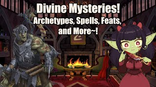 Pathfinder 2e Divine Mysteries Overview🗡️18 [upl. by Dyolf]