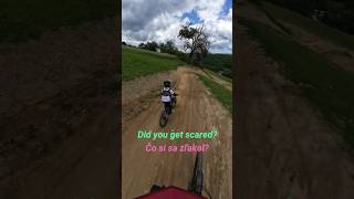 When Maroshi scares himself😱 bikepark kalnica bikeparkkalnica funnyenduro 5yearsold commencal [upl. by Arbmat999]