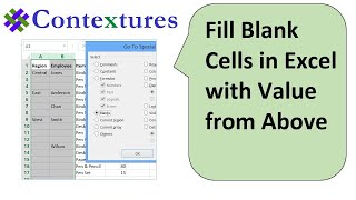 Fill Blank Cells in Excel With Value from Above [upl. by Robbi692]