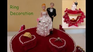 DIY Ring Decoration Idea  Decorative Engagement Ring [upl. by Ayekat]