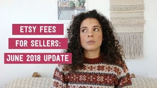 Etsy fees explained  Etsy Fees for Sellers  June 2018 update [upl. by Esele]