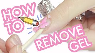 HOW TO REMOVE GEL NAIL POLISH  TIPS amp TRICKS [upl. by Teillo]