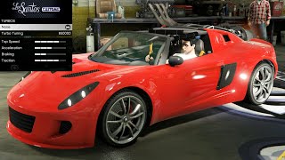 GTA 5  Past DLC Vehicle Customization  Coil Rocket Voltic Tesla RoadsterLotus Elise [upl. by Winni]