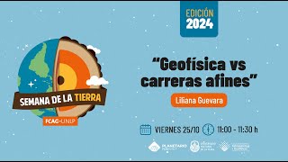 quotGeofísica vs carreras afinesquot por Liliana Guevara [upl. by Nanon]