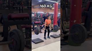 160 kg se lagai Deadlift [upl. by Yruj]