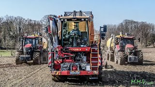 x2 Vredo VT 70283 Dreiascher  Case Optum 300  Claas Xerion 5000  MMV GmbH  Gülle 2021 [upl. by Arait]