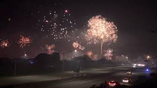 New Year’s Fireworks in Waipahu HI Oahu [upl. by Eendys]