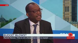 Kwasi Kwarteng The OBR quotThink Along the Same Lines as Labourquot [upl. by Queena]