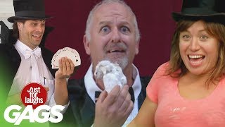 Best Magic Tricks Pranks  Best of Just for Laughs Gags [upl. by Irrej116]