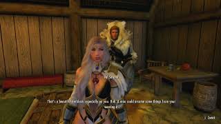 Skyrim xb1 Val Serano Romance About Dibella Amulet ❤️🤭 [upl. by Anak445]