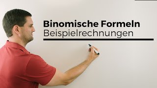 Binomische Formeln Rumspielerei Lücken Beispielrechnungen  Mathe by Daniel Jung [upl. by Drobman860]