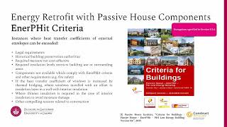 Introduction to EnerPHit Standard for retrofitting buildings to Passive House Standard [upl. by Emmalyn438]