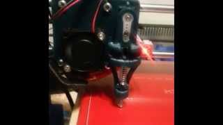 Auto bed leveling on a Wilson TS 3D printer a Prusa I3 derivative [upl. by Aun924]