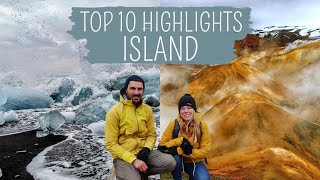 Island Top 10 Highlights  Reisetipps amp Sehenswürdigkeiten [upl. by Col675]