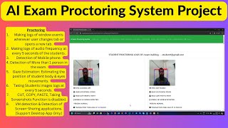 AI Based Smart Exam Proctoring System using python flask mysql [upl. by Desta645]