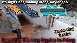 Paano Mag tiles kung Baguhan kapalang mga kagamitan at Kaalaman [upl. by Ring489]