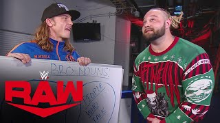 Bray Wyatt encounters Riddle during hideandseek Raw Dec 14 2020 [upl. by Berl]