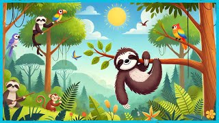 🐟🦥 Sleepy Sloth amp 5 Little Fish amp More Fun Nursery Rhymes amp Songs for Kids Educational singalongs [upl. by Dupuy741]