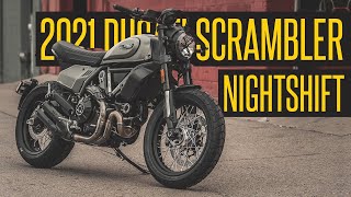 DUCATI SCRAMBLER NIGHTSHIFT 2021 TEST DRIVE [upl. by Nigel]