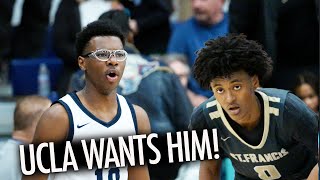 Bryce James Faces Off Against D1 Hooper that UCLA offered in the locker room [upl. by Oirasan]