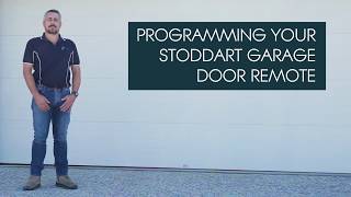 Program your Stoddart Garage Door Remote BU [upl. by Annait186]