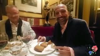 Nay Lwin and Nassim Haramein try quotWelsh Rarebitquot for the first time at Rules Restaurant [upl. by Cilurzo]