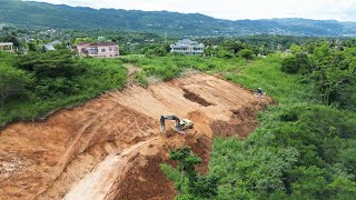 Montego Bay Bypass Construction Fairfield Interchange and Toll Plaza Montegobaybypass mobay [upl. by Meilen]