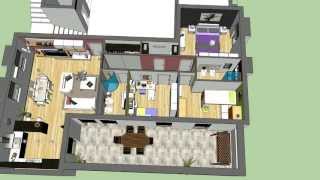 3D appartamento tipologia 110MQ [upl. by Adnanref]