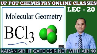 BCl3 Boron trichloride Molecular Geometry Bond Angles and Electron Geometry [upl. by Aivatan]