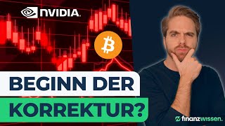 Bitcoin Erst Rekord dann Abverkauf  Ist die Luft bei AI Aktien amp Krypto schon raus [upl. by Chlores]