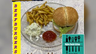 BEEF BURGER Recipe3spices Authentic BeeF Patti Bugers [upl. by Ping536]